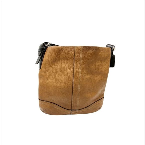 Authentic COACH legacy signature legacy hobo bag purse pebbled leather - Picture 11 of 12